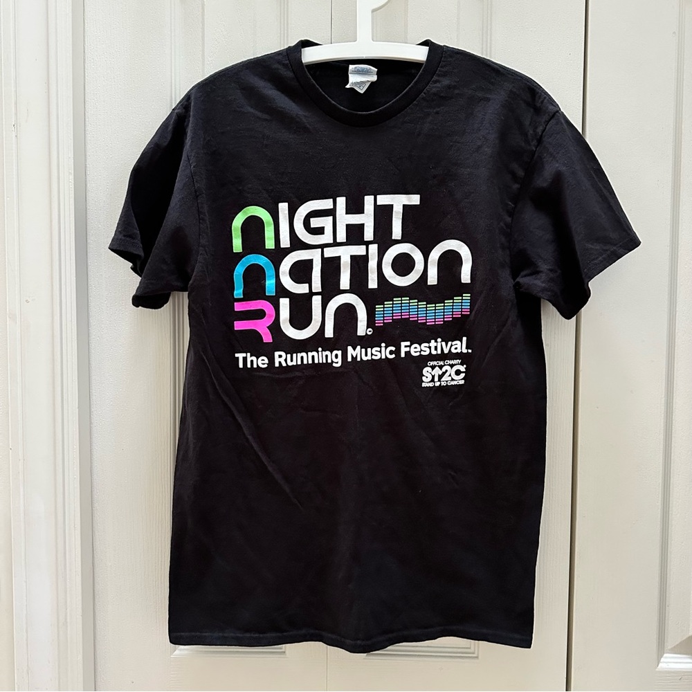 Delta Pro Weight Black Night Nation Run Tee